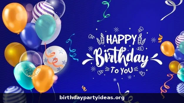 Unicorn Birthday Party Ideas 4 Colorful birthday balloons and celebration banner